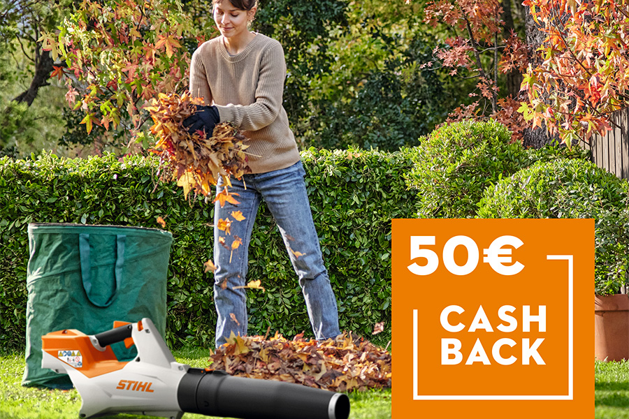 Te devolvemos 50 € por la compra de tu maquinaria de batería AK de STIHL