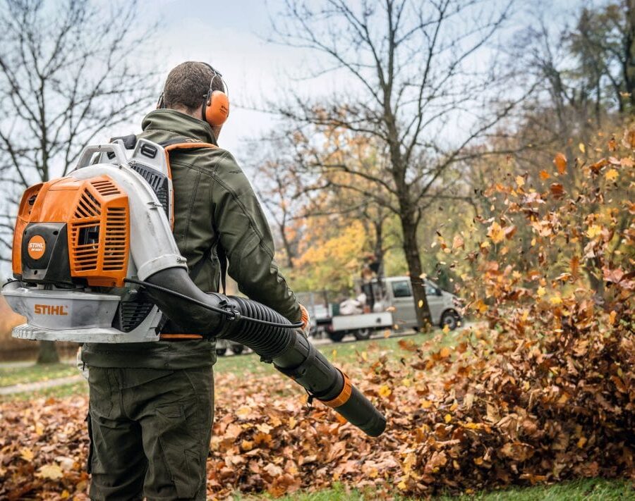 Tu soplador br 800 en accion. El más potente de Stihl